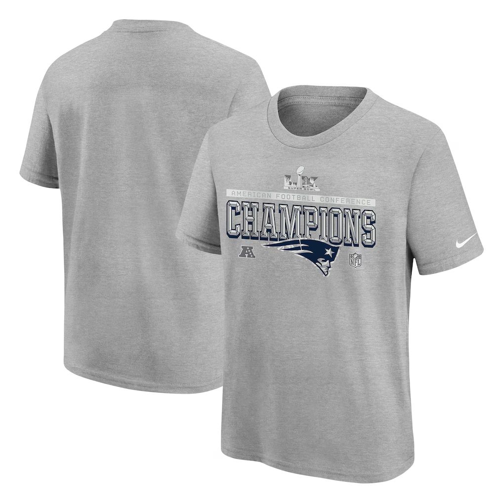 Men 2026 NFL New England Patriots T-shirt grey 07